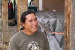 Angelo McHorse, Farm Manager at Red Willow. Photo by Angelo Baca