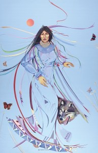 "Our Mother Earth" by Muscogee artist Dana Tiger. For more of Dana's work, go to http://www.tigerartgallery.com/art/ 