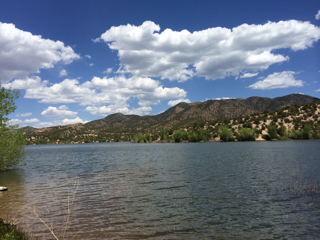 Reservoir at Nambe. Photo by Elizabeth Hoover