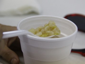 Osafke corn, prepared for me by Stephanie and Ric. Photo by Angelo Baca