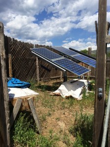 Solar array. Photo by Elizabeth Hoover