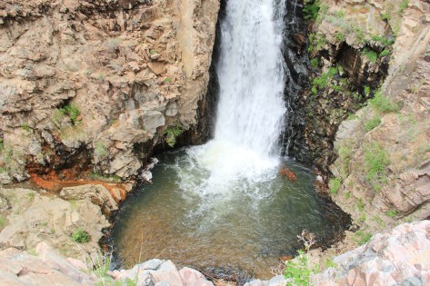 Pool at the base of Nambe Falls. Photo by Angelo Baca
