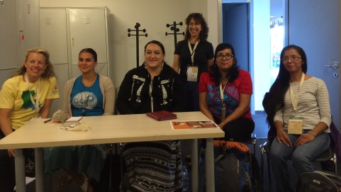 US delegate sponsored panel about Native food. Photo by Elizabeth Hoover