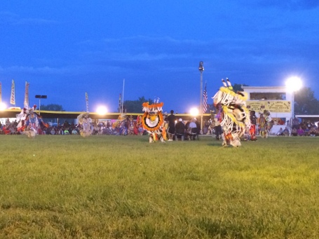 Fancy dancers at the Oglala Nation powwow. Photo by Elizabeth Hoover