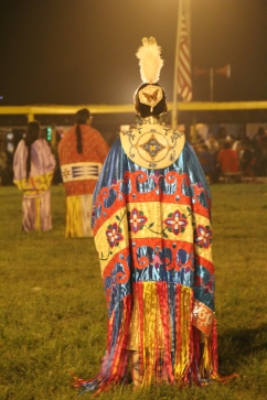 Elizabeth Hoover dancing at the Oglala Nation powwow. Photo by Angelo Baca