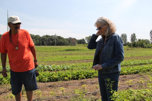 Ernie Whiteman (Araphao), cultural director and Diane Wilson (Dakota) executive director. Photo by Angelo Baca