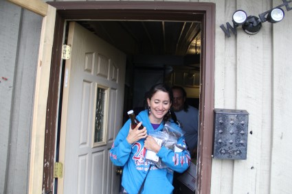 I always leave Bruce's house with goodies! Photo by Angelo Baca