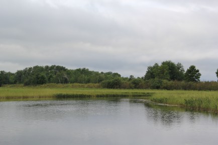 Kakagon Slough, heading towards Lake Superior. Photo by Angelo Baca