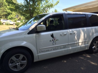 DOWH van (provided by Wells Fargo bank). Photo by Elizabeth Hoover