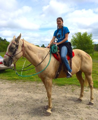 Riding my favorite horse of the crew, Brody.