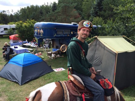 Michael Dahl at camp. Photo by Elizabeth Hoover