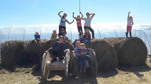 Clean up day at the LCOOCC farm. Photo courtesy of LCOOCC