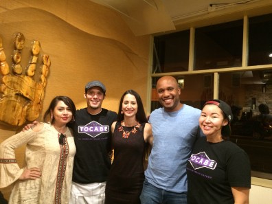 I had the opportunity to go eat at Tocabe when I was in Denver in November for the American Anthropological Assoc annual meeting. Claudia Serrato (far left) and one of my Williams College buddies Tamaan Osbourne-Roberts also came along for the adventure. It was also a great opportunity to catch up with Tessa McLean (far right) who I knew from the Indigenous farming conferences in White Earth