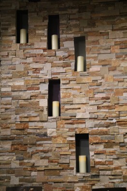 Rock wall inside Tocabe. Photo by Elizabeth Hoover